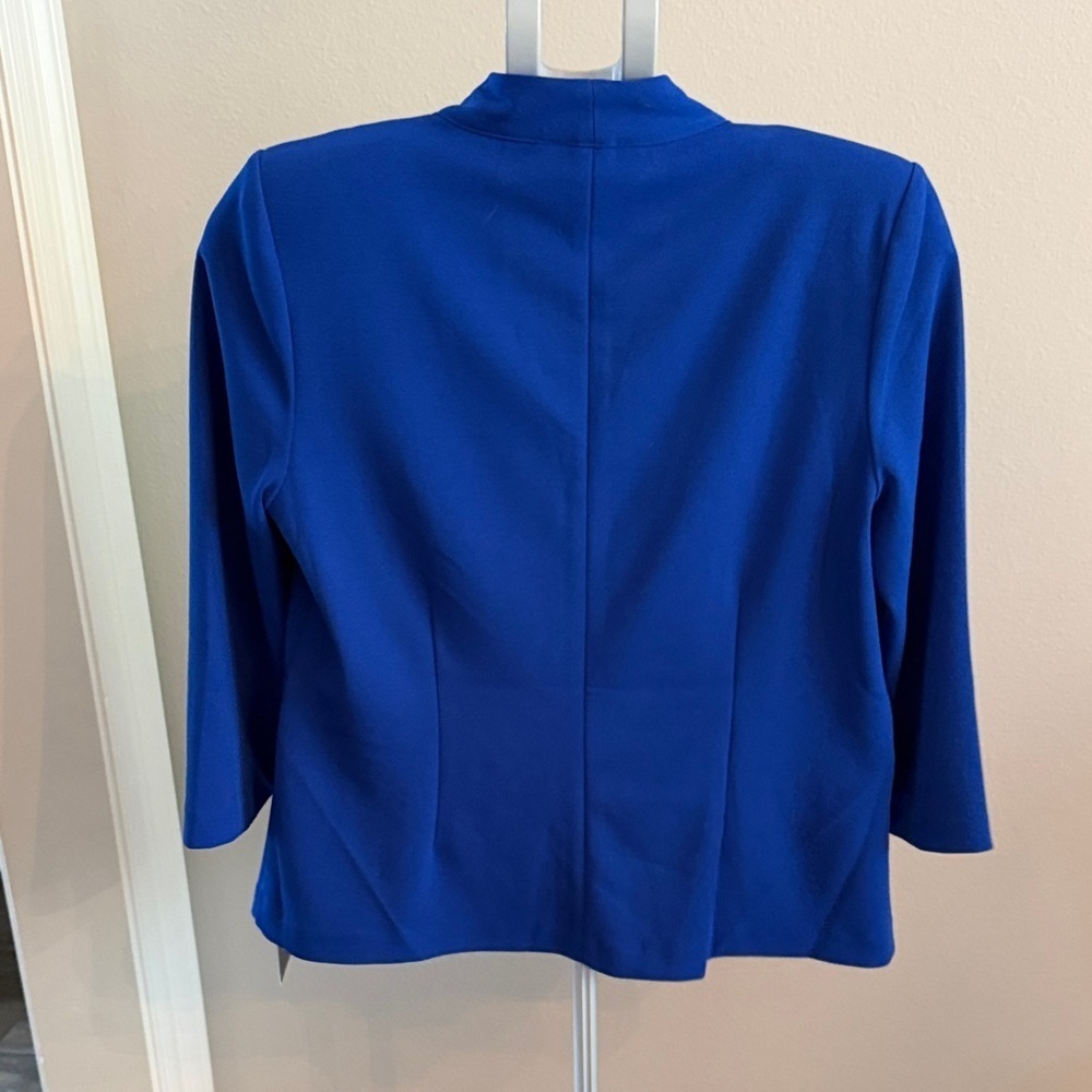 NYC Women's Vibrant Blue Suit Jacket - Picture 5 of 7